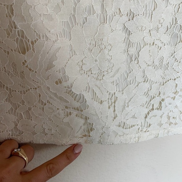 Madewell ivory lace refined tee XXS - Picture 5 of 5